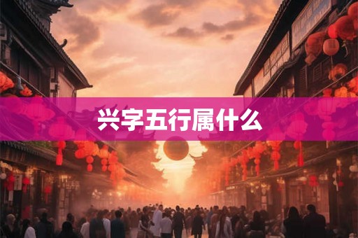 兴字五行属什么