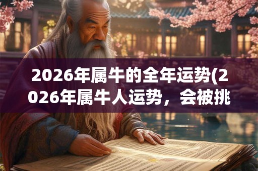 2026年属牛的全年运势(2026年属牛人运势，会被挑战还是平静如常？)