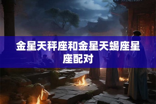 金星天秤座和金星天蝎座星座配对