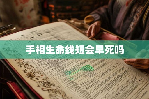 手相生命线短会早死吗