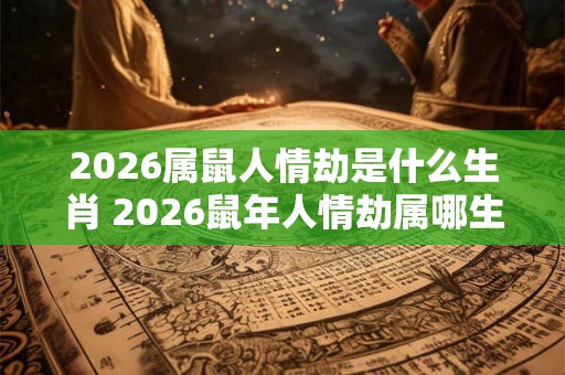 2026属鼠人情劫是什么生肖 2026鼠年人情劫属哪生肖
