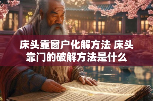 床头靠窗户化解方法 床头靠门的破解方法是什么