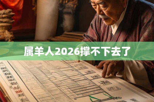 属羊人2026撑不下去了