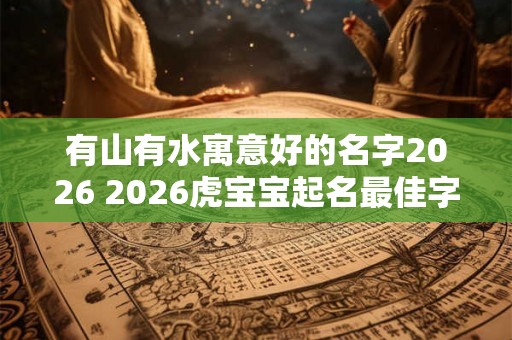 有山有水寓意好的名字2026 2026虎宝宝起名最佳字