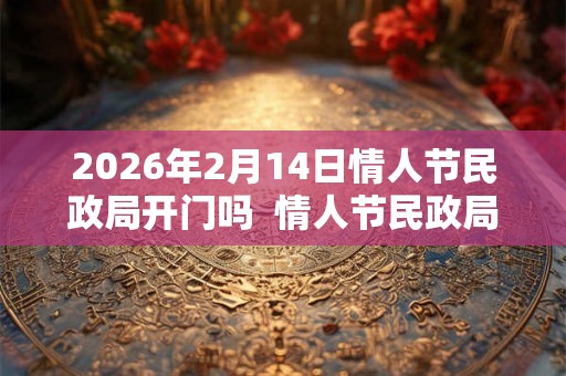2026年2月14日情人节民政局开门吗 情人节民政局上班吗 2026年2月14日情人节民政局开门吗 情人节民政局上班吗