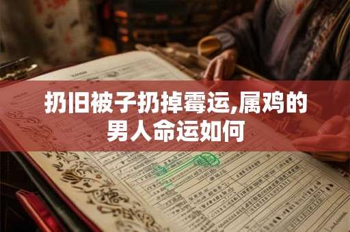 扔旧被子扔掉霉运,属鸡的男人命运如何 扔旧被子扔掉霉运,属鸡的男人命运如何