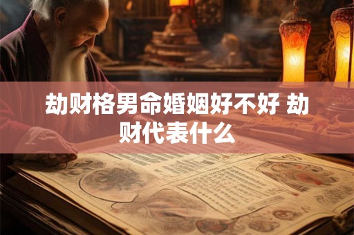 劫财格男命婚姻好不好 劫财代表什么