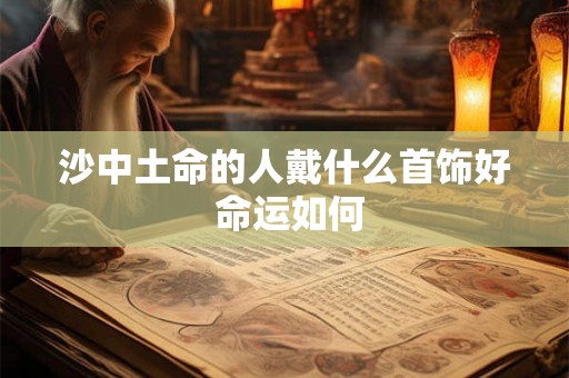 沙中土命的人戴什么首饰好 命运如何