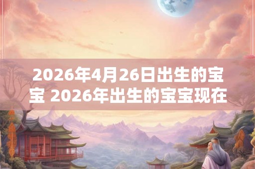 2026年4月26日出生的宝宝 2026年出生的宝宝现在几岁 2026年4月26日出生的宝宝 2026年出生的宝宝现在几岁