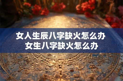 女人生辰八字缺火怎么办 女生八字缺火怎么办