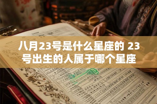 八月23号是什么星座的 23号出生的人属于哪个星座