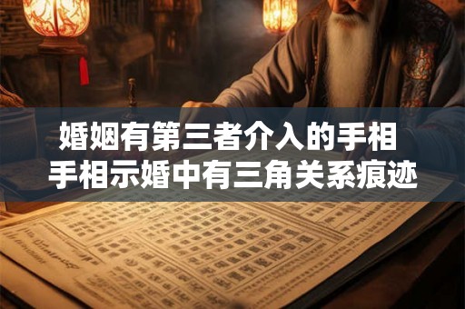 婚姻有第三者介入的手相 手相示婚中有三角关系痕迹吗