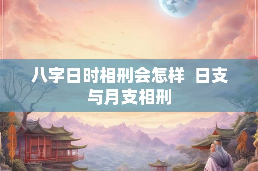 八字日时相刑会怎样  日支与月支相刑