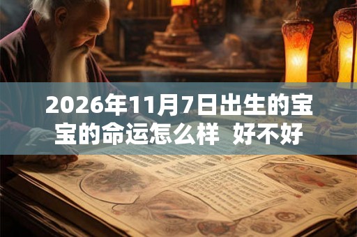 2026年11月7日出生的宝宝的命运怎么样  好不好