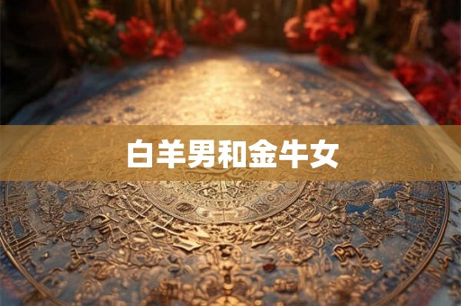 白羊男和金牛女