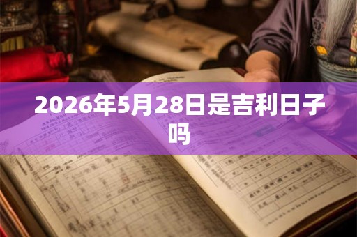 2026年5月28日是吉利日子吗