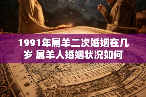 1991年属羊二次婚姻在几岁 属羊人婚姻状况如何