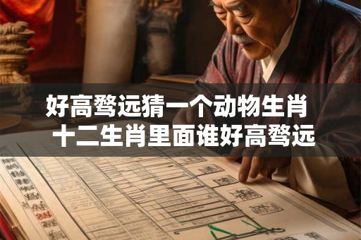 好高骛远猜一个动物生肖  十二生肖里面谁好高骛远