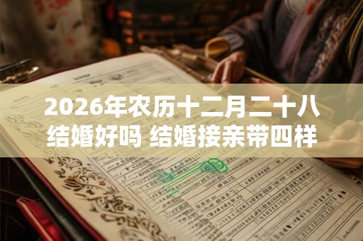 2026年农历十二月二十八结婚好吗 结婚接亲带四样东西