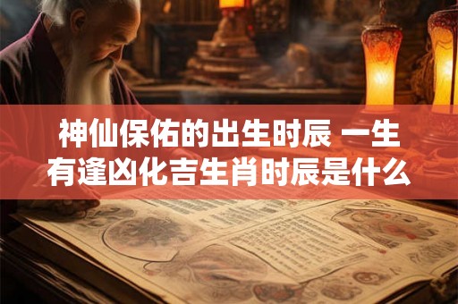 神仙保佑的出生时辰 一生有逢凶化吉生肖时辰是什么时候