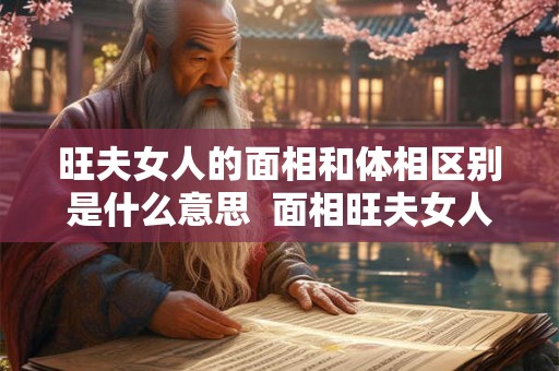 旺夫女人的面相和体相区别是什么意思  面相旺夫女人长什么样