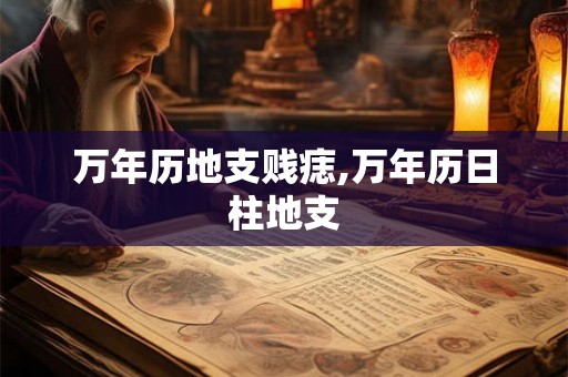 万年历地支贱痣,万年历日柱地支