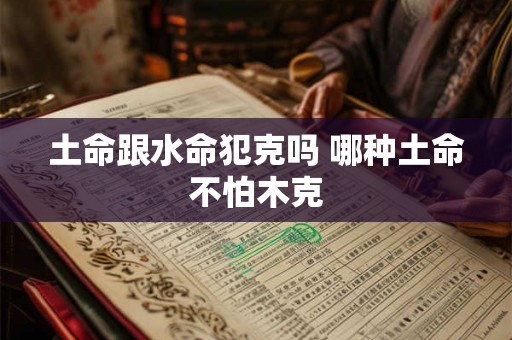 土命跟水命犯克吗 哪种土命不怕木克