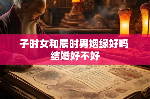 子时女和辰时男姻缘好吗 结婚好不好
