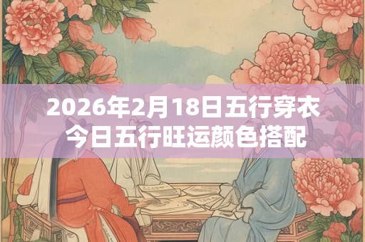 2026年2月18日五行穿衣 今日五行旺运颜色搭配