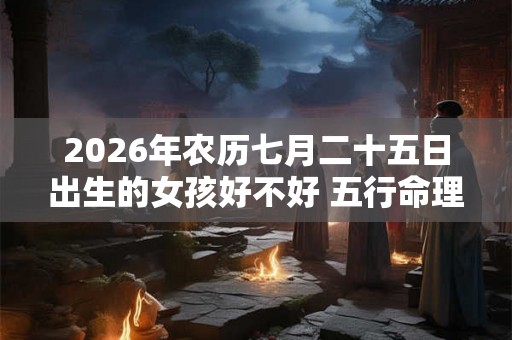 2026年农历七月二十五日出生的女孩好不好 五行命理详解 2026年农历七月二十五日出生的女孩好不好 五行命理详解