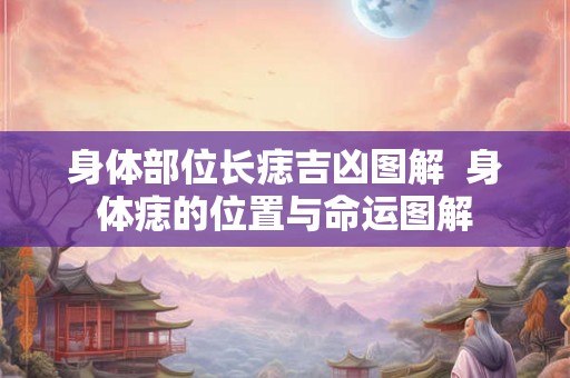 身体部位长痣吉凶图解  身体痣的位置与命运图解