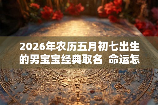 2026年农历五月初七出生的男宝宝经典取名  命运怎么样