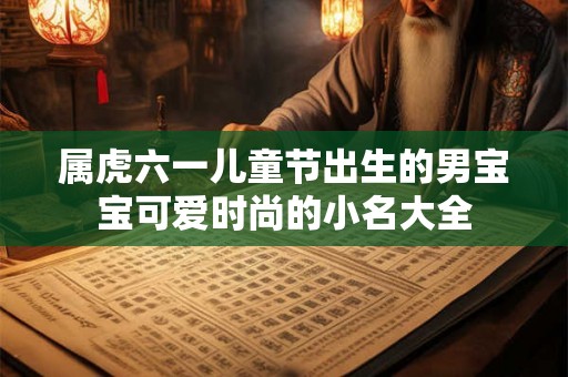 属虎六一儿童节出生的男宝宝可爱时尚的小名大全