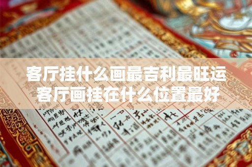 客厅挂什么画最吉利最旺运 客厅画挂在什么位置最好