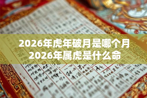2026年虎年破月是哪个月 2026年属虎是什么命