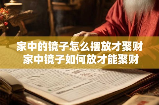 家中的镜子怎么摆放才聚财 家中镜子如何放才能聚财