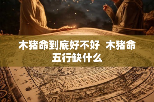 木猪命到底好不好  木猪命五行缺什么