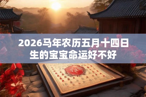 2026马年农历五月十四日生的宝宝命运好不好