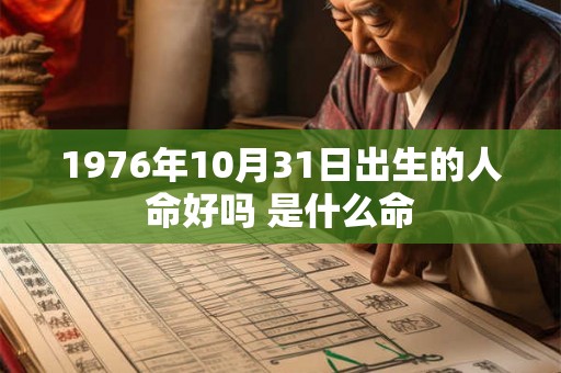 1976年10月31日出生的人命好吗 是什么命 1976年10月31日出生的人命好吗 是什么命