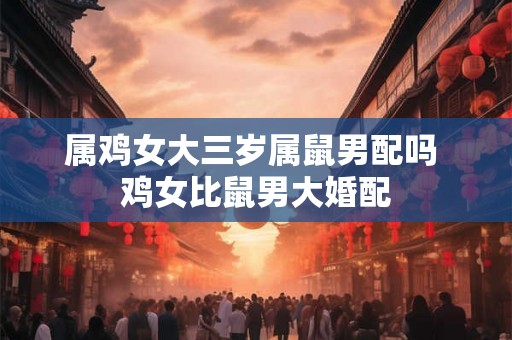 属鸡女大三岁属鼠男配吗 鸡女比鼠男大婚配
