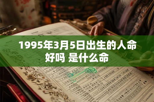 1995年3月5日出生的人命好吗 是什么命