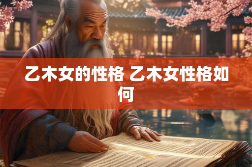 乙木女的性格 乙木女性格如何