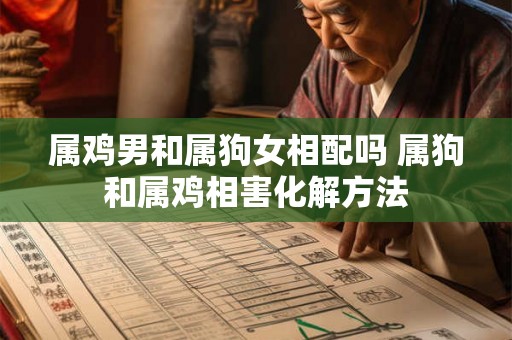 属鸡男和属狗女相配吗 属狗和属鸡相害化解方法