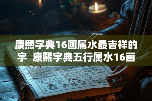康熙字典16画属水最吉祥的字  康熙字典五行属水16画吉祥字