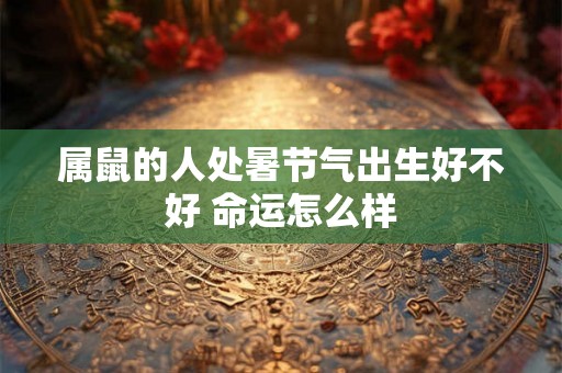 属鼠的人处暑节气出生好不好 命运怎么样
