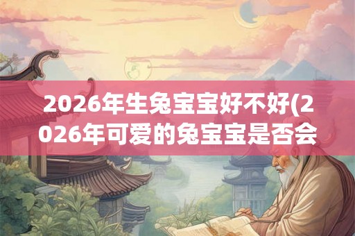 2026年生兔宝宝好不好(2026年可爱的兔宝宝是否会为兔迷带来惊喜？)