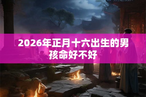 2026年正月十六出生的男孩命好不好