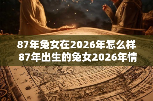 87年兔女在2026年怎么样 87年出生的兔女2026年情感如何