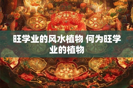 旺学业的风水植物 何为旺学业的植物