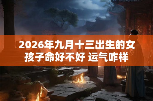 2026年九月十三出生的女孩子命好不好 运气咋样